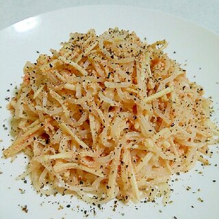 えのき入りで美味しい☆パスタ風明太白滝